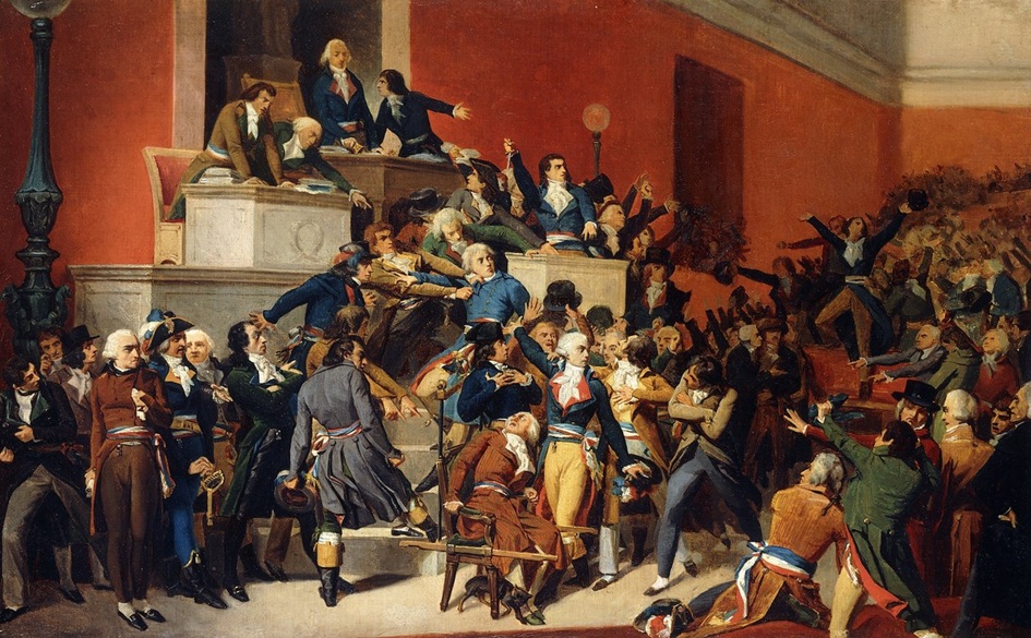 Le 9 Thermidor - Overthrow of Maximilien Robespierre, 1794, July 27 (Raymond Monvoisin) (1794–1870)